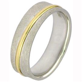 Эксклюзивное обручальное кольцо из золота 585 пробы, артикул R-7002/001