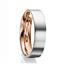 Дизайнерское обручальное кольцо из золота 585 пробы, артикул R-81609-23, цена 25 116,00 ₽