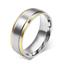 Обручальное кольцо дизайнерское из желтого и белого золота, ширина 8 мм, комфортная посадка, артикул R-ТС AL2319-12, цена 49 260,00 ₽