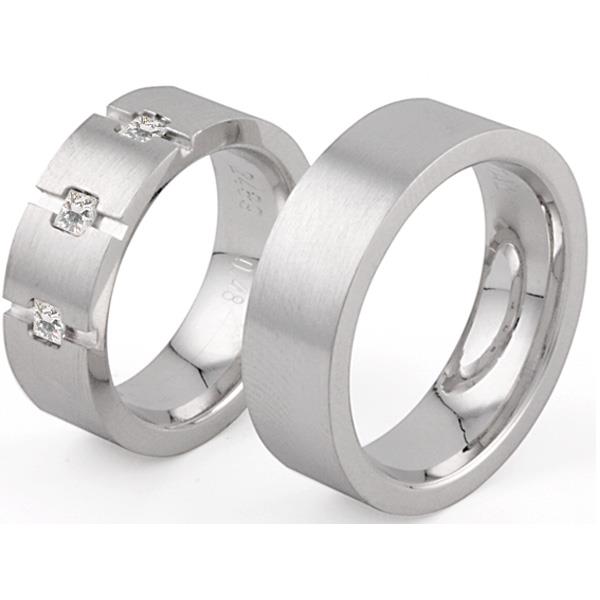 Эксклюзивные обручальные кольца с бриллиантами из золота, артикул R-ТС 2489