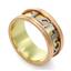 Обучальное кольцо из белого, желтого и розового золота 585 пробы, артикул R-ПН 001, цена 44 766,00 ₽