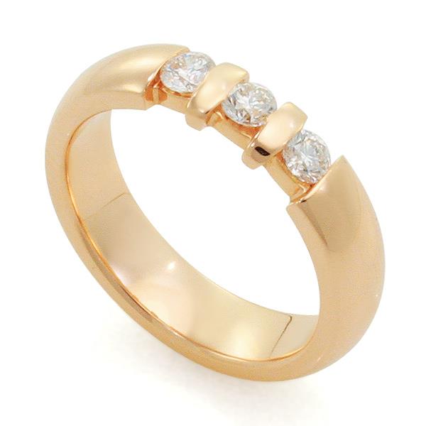 Обручальное кольцо с бриллиантами, артикул R-10030-3