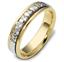Обручальное кольцо с бриллиантами из золота 585 пробы с бриллиантами, артикул R-1565/001, цена 58 660,50 ₽
