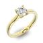 Помолвочное кольцо 1 бриллиантом 0,65 ct 4/5 из желтого золота 585°, артикул R-D37664-1, цена 287 486,20 ₽