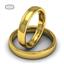 Обручальное кольцо из желтого золота, ширина 4 мм, комфортная посадка, артикул R-W345Y, цена 27 272,00 ₽