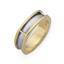 Обручальное кольцо из двухцветного золота 585 пробы, артикул R-СЕ015, цена 41 904,00 ₽