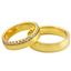 Золотые обручальные парные кольца с бриллиантами, артикул R-ТС 3415, цена 100 723,50 ₽