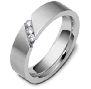 Обручальное кольцо с бриллиантами из золота 585 пробы, артикул R-1668/001