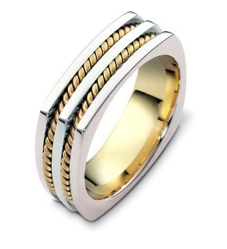 Эксклюзивное обручальное кольцо из золота 585 пробы, артикул R-A2558