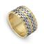 Обручальное кольцо из двухцветного золота 585 пробы, артикул R-ДК 010, цена 39 366,00 ₽