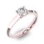 Помолвочное кольцо 1 бриллиантом 0,5 ct 4/5 из розового золота 585°, артикул R-D35995-3, цена 227 534,42 ₽