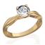 Кольцо с 1 бриллиантом 0,6 ct 4/5  из розового золота 585°, артикул R-D43768-3, цена 260 742,04 ₽