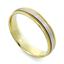 Обручальное кольцо из двухцветного золота 585 пробы, артикул R-V1010м, цена 30 876,00 ₽