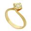 Помолвочное кольцо с 1 бриллиантом 1,04 ct NATURAL FANCY YELLOW чистота цвета 3, желтое золото сертификат IGI, артикул R-СА2509 -1 , цена 506 870,00 ₽
