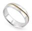 Обручальное кольцо из двухцветного золота 585 пробы, артикул R-V1013, цена 25 218,00 ₽