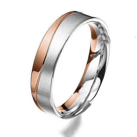 Дизайнерское обручальное кольцо из золота 585 пробы, артикул R-81606-23