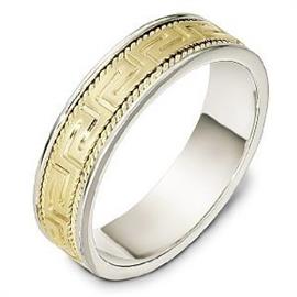 Эксклюзивное обручальное кольцо из золота 585 пробы, артикул R-C1694