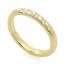 Обручальное кольцо с 5 бриллиантами 0,25 карат желтое золото, артикул R-1672-1, цена 41 655,75 ₽