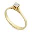 Помолвочное кольцо с 1 бриллиантом 0,20 ct 4/5 желтое золото 585°, артикул R-YZ33877-1, цена 34 500,00 ₽