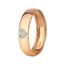 Обручальное кольцо с 3 бриллиантами 0,010 ct 4/5 из розового золота, артикул R-12002, цена 9 562,00 ₽