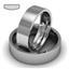 Обручальное кольцо из платины, ширина 6 мм, комфортная посадка, артикул R-W769Pt, цена 98 000,00 ₽