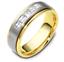 Обручальное кольцо с бриллиантами из золота 585 пробы с бриллиантами, серия 