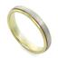 Обручальное кольцо  из белого и желтого золота 585 пробы, артикул R-F 1068м, цена 24 300,00 ₽