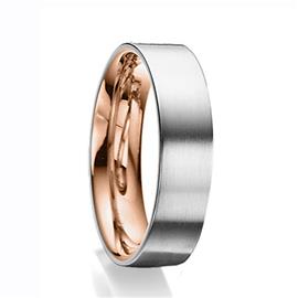 Дизайнерское обручальное кольцо из золота 585 пробы, артикул R-81609-23