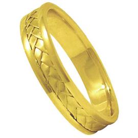 Обручальное кольцо из золота 585 пробы, артикул R-1073