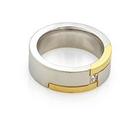Эксклюзивное обручальное кольцо с бриллиантами из золота 585 пробы