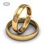 Обручальное кольцо классическое из розового золота, ширина 4 мм, комфортная посадка, артикул R-W445R, цена 23 650,00 ₽