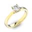 Помолвочное кольцо 1 бриллиантом 0,5 ct 4/5 из желтого золота 585°, артикул R-D44371-1, цена 236 693,44 ₽