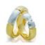 Обручальные кольца парные с бриллиантом из золота 585 пробы, артикул R-ТС 0037, цена 109 971,00 ₽