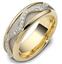 Обручальное кольцо из золота 585 пробы с бриллиантами, серия 