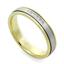 Обручальное кольцо  с бриллиантами из белого и желтого золота 585 пробы, артикул R-F 1068, цена 29 128,50 ₽