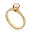 Помолвочное кольцо с 1 бриллиантом 0,50 ct 2/4 белое золото сертификат GIA, артикул R-YZ42966-2, цена 226 850,00 ₽