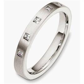 Обручальное кольцо с бриллиантами из золота 585 пробы, артикул R-3834-2
