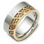 Эксклюзивное обручальное кольцо из золота 585 пробы, артикул R-2230/001, цена 87 000,00 ₽