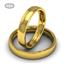 Облегающее обручальное кольцо  из желтого золота, артикул R-1201-01, цена 23 856,00 ₽