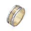 Обручальное кольцо из двухцветного золота 585 пробы, артикул R-СЕ031, цена 36 288,00 ₽