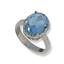 Кольцо с бриллиантами и топазом, артикул R-MTR00093-002, цена 41 721,00 ₽