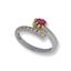 Кольцо с бриллиантами и рубином, артикул R-RRN00386-001, цена 24 188,00 ₽