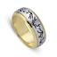 Обручальное кольцо из двухцветного золота 585 пробы, артикул R-ДК 018, цена 36 558,00 ₽