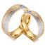 Обручальные кольца парные с бриллиантами из золота 585 пробы, артикул R-ТС AL2323-12, цена 93 018,84 ₽
