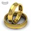 Обручальное классическое кольцо из желтого золота, ширина 5 мм, комфортная посадка, артикул R-W855Y, цена 26 200,00 ₽