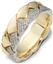 Эксклюзивное обручальное кольцо 70 бриллиантов белое желтое золото, артикул R-2258, цена 125 811,00 ₽