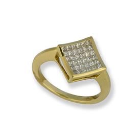 Кольцо с бриллиантами, артикул R-DRN07161-01