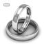 Обручальное кольцо классическое из белого золота, ширина 4 мм, комфортная посадка, артикул R-W345W, цена 27 272,00 ₽