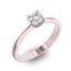 Помолвочное кольцо 1 бриллиантом 0,5 ct 4/5 из розового золота 585°, артикул R-D43737-3, цена 225 571,77 ₽