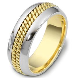 Эксклюзивное обручальное кольцо из золота 585 пробы, артикул R-G1041